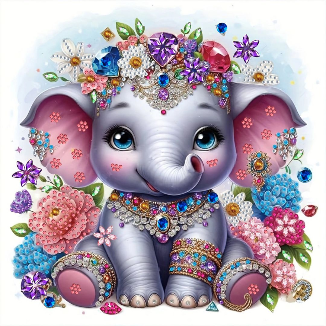 Fabelwesen Elefant - Diamond Painting