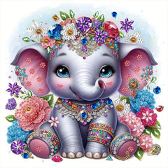 Fabelwesen Elefant - Diamond Painting