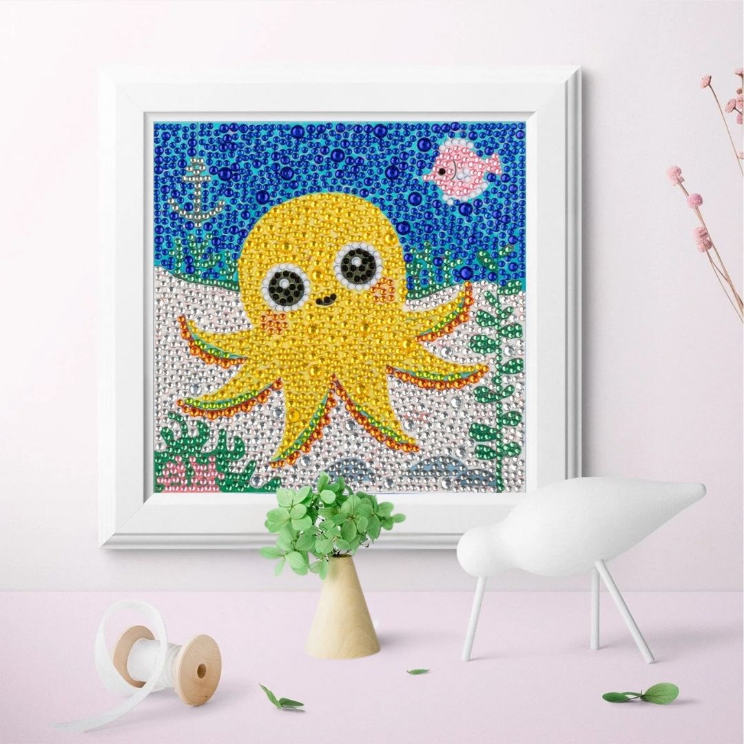 Kids Tintenfisch - Diamond Painting