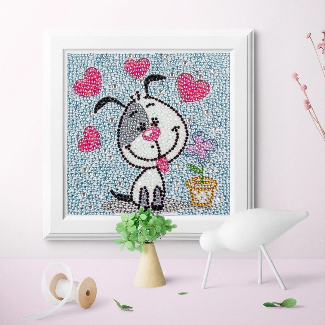 Kids Hund 1 - Diamond Painting