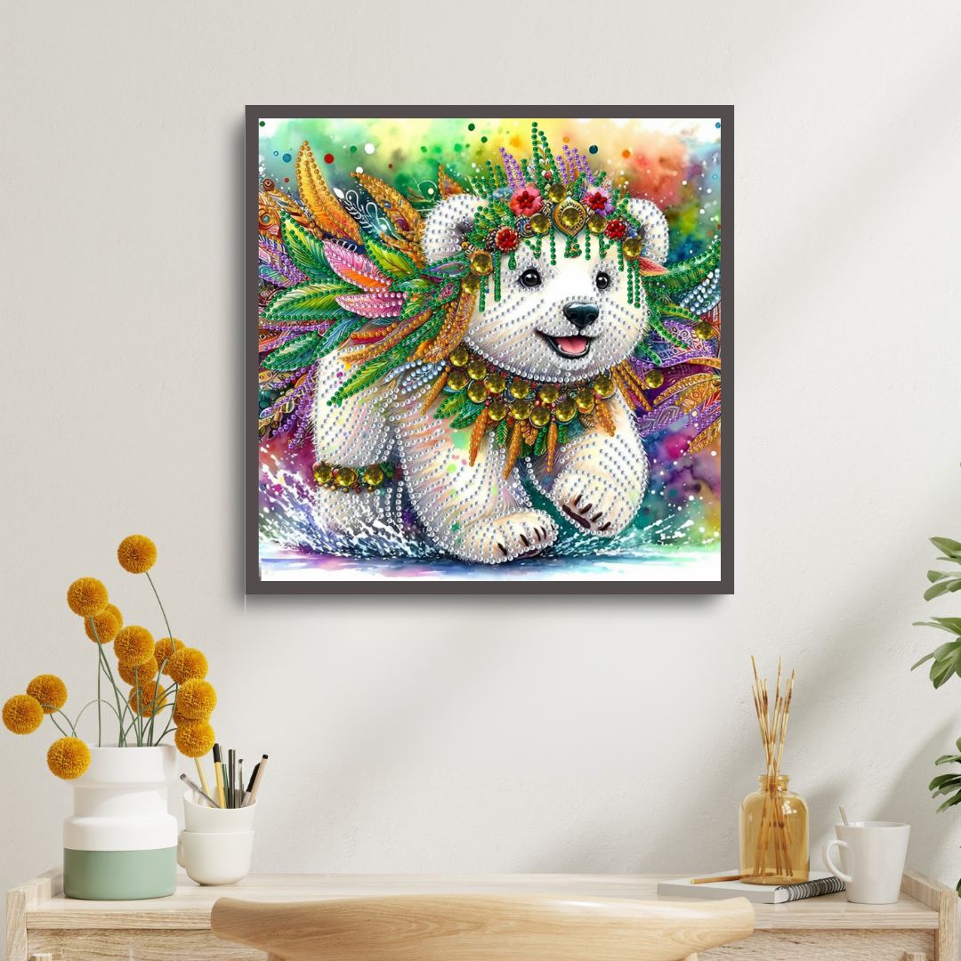 Fabelwesen Eisbär - Diamond Painting