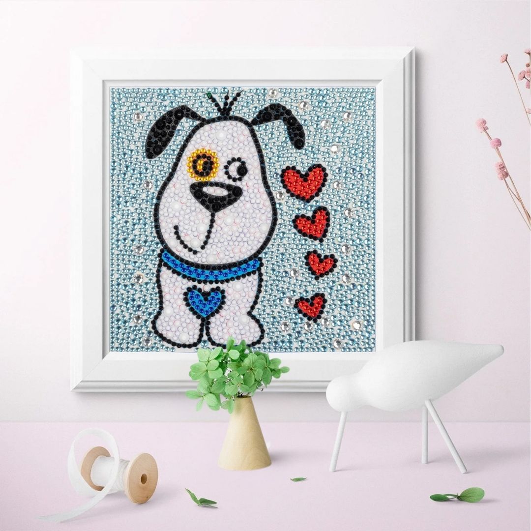 Kids Hund 2 - Diamond Painting