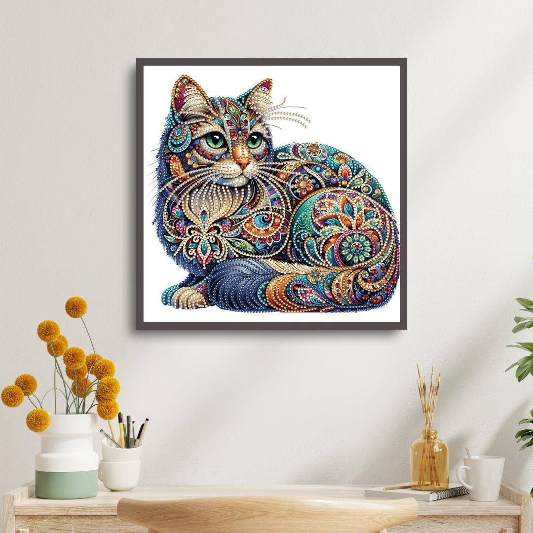 Fabelwesen Katze - Diamond Painting