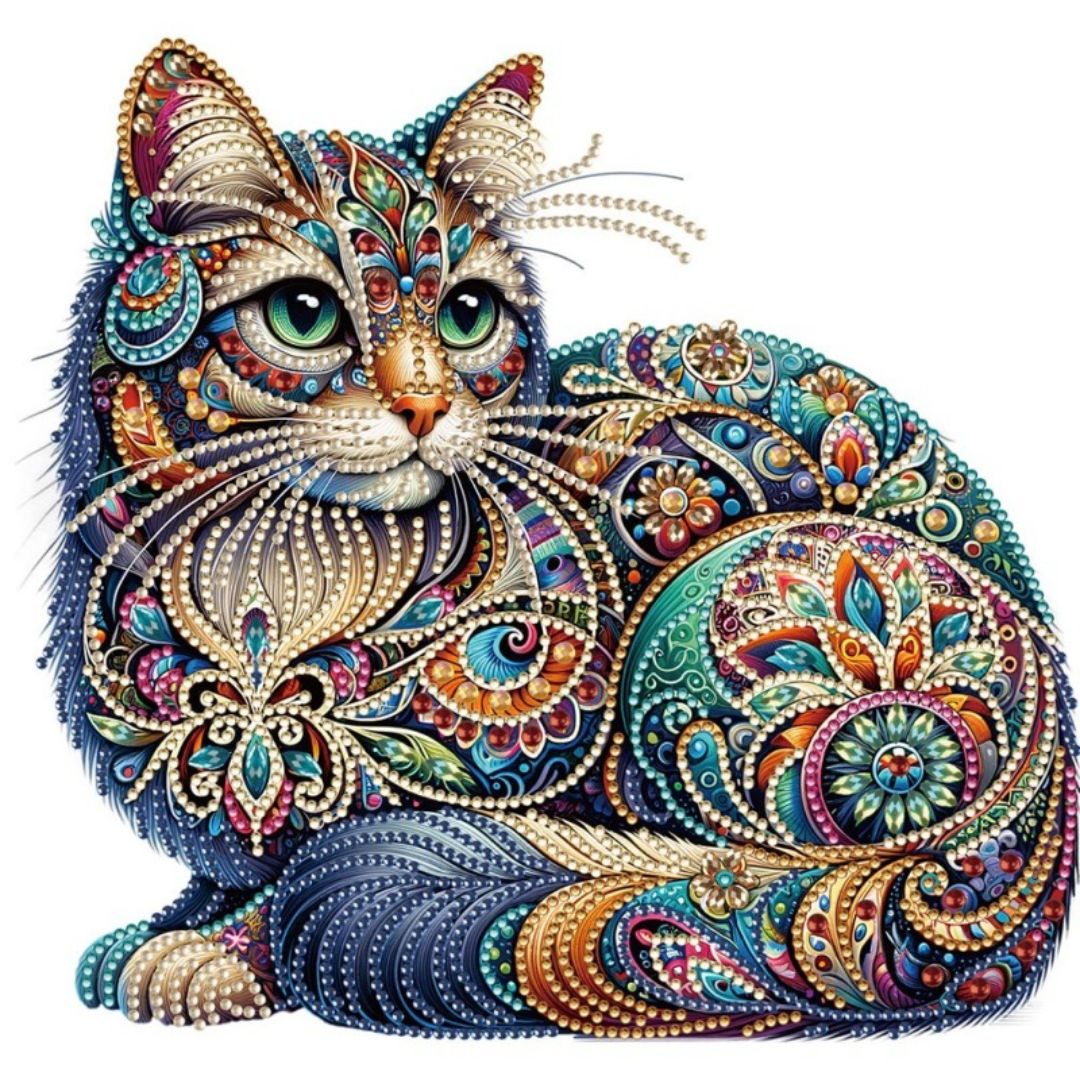 Fabelwesen Katze - Diamond Painting