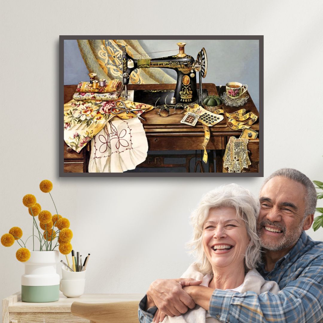 Nähmaschine - Senioren Diamond Painting