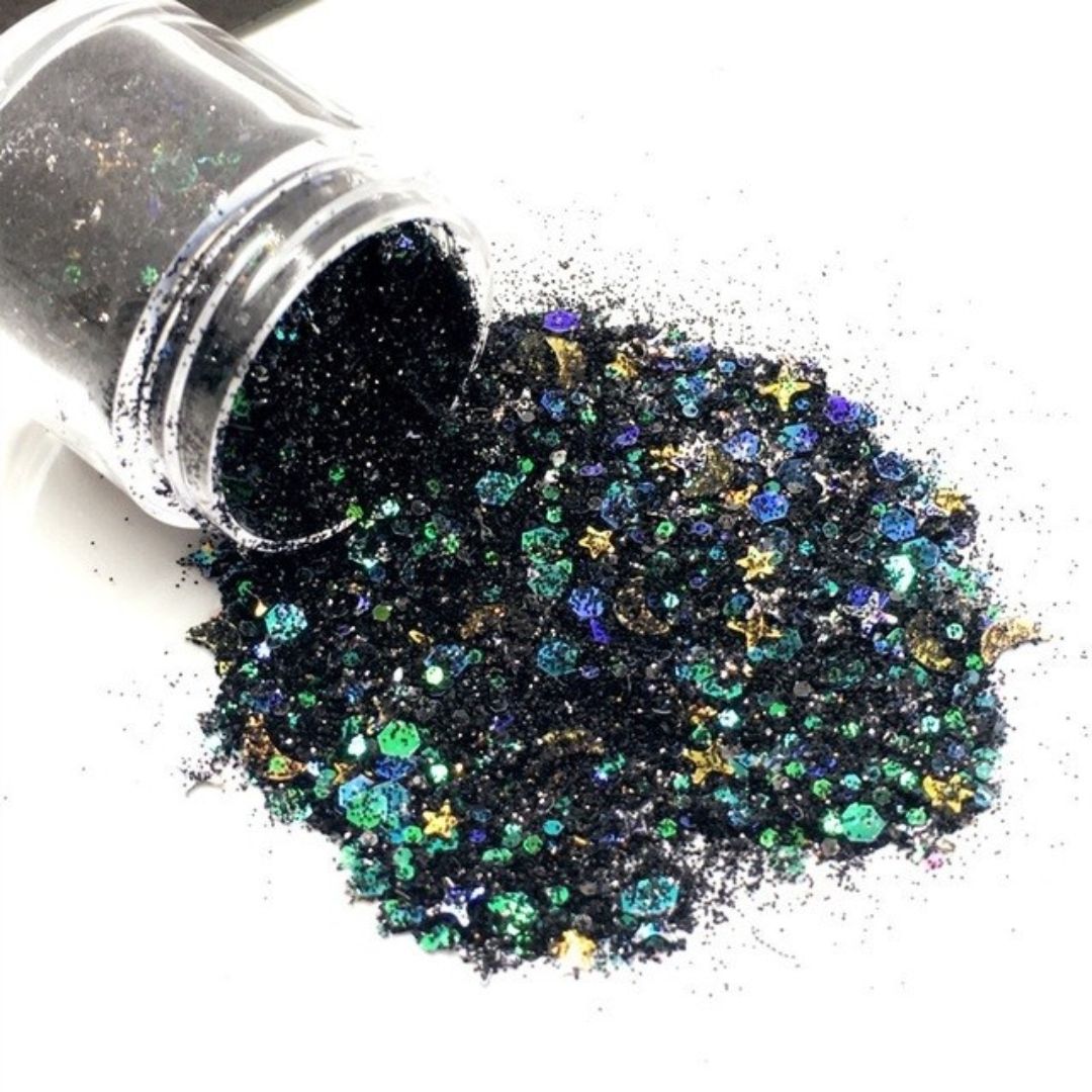 Glitzerndes Füllmaterial