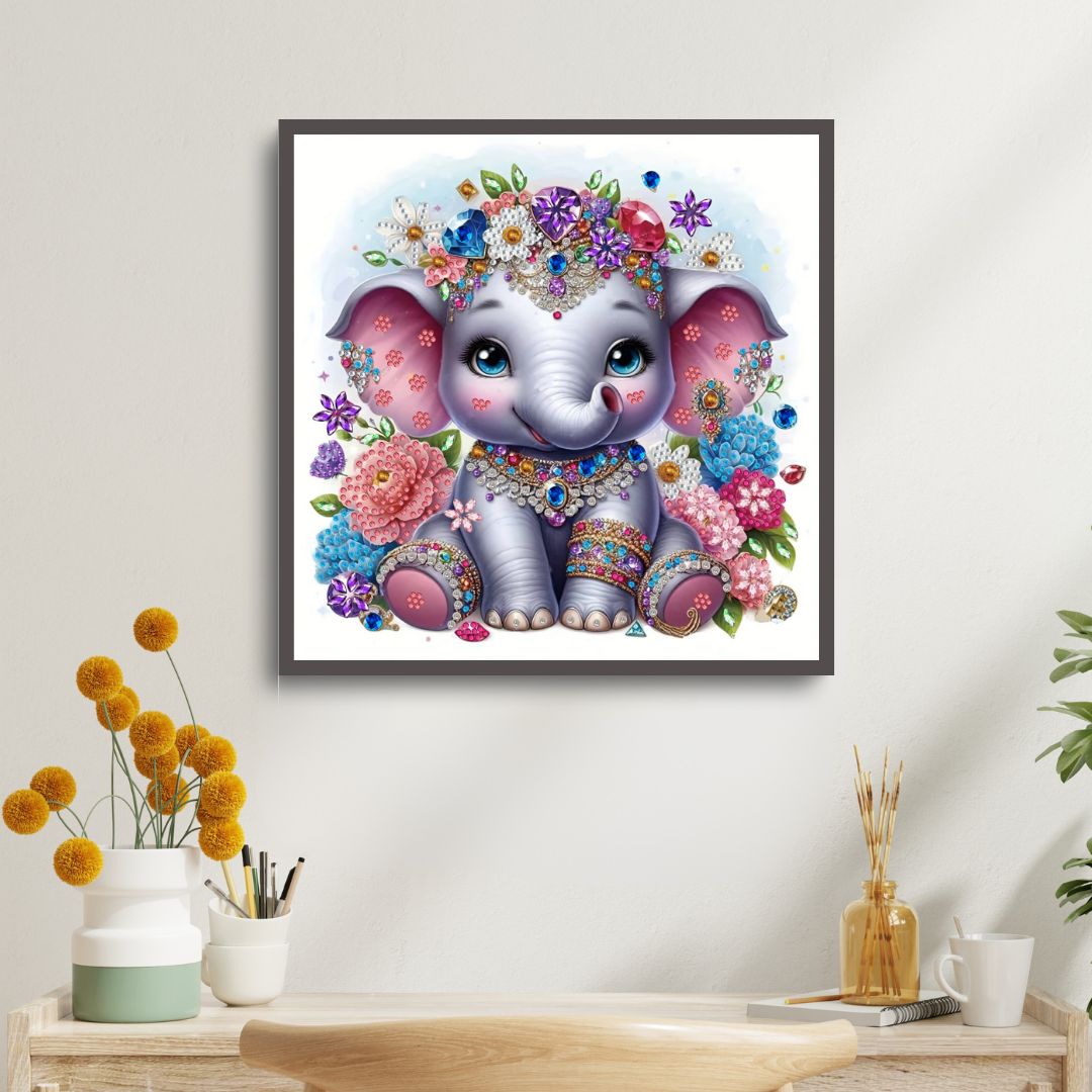 Fabelwesen Elefant - Diamond Painting
