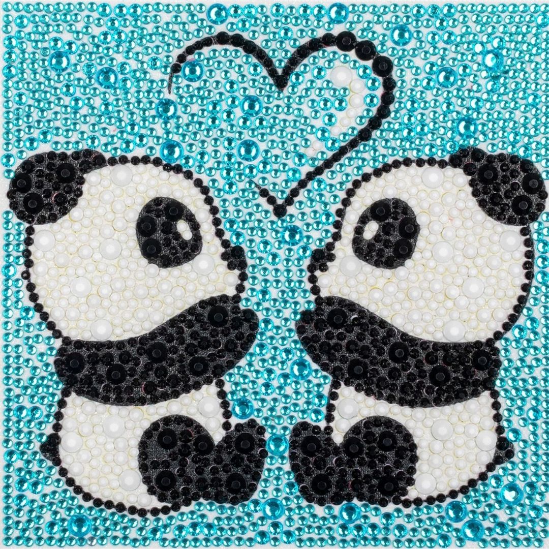 Kids Pandas - Diamond Painting