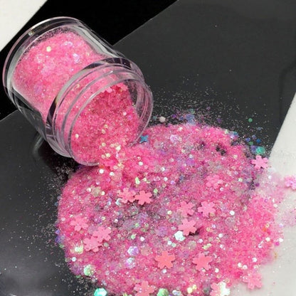 Glitzerndes Füllmaterial
