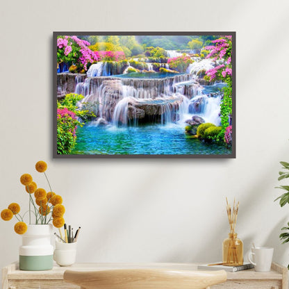 Wasserfall - Diamond Painting