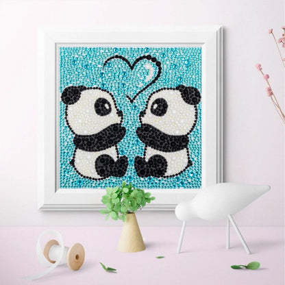 Kids Pandas - Diamond Painting