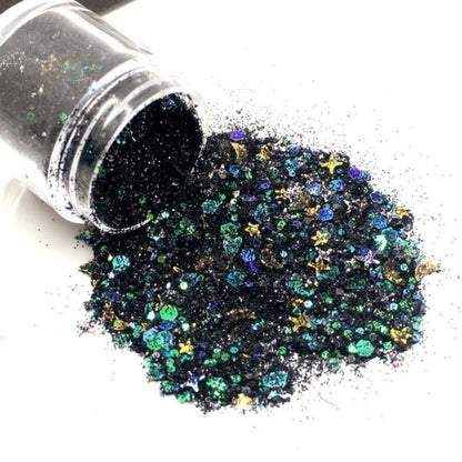 Glitzerndes Füllmaterial