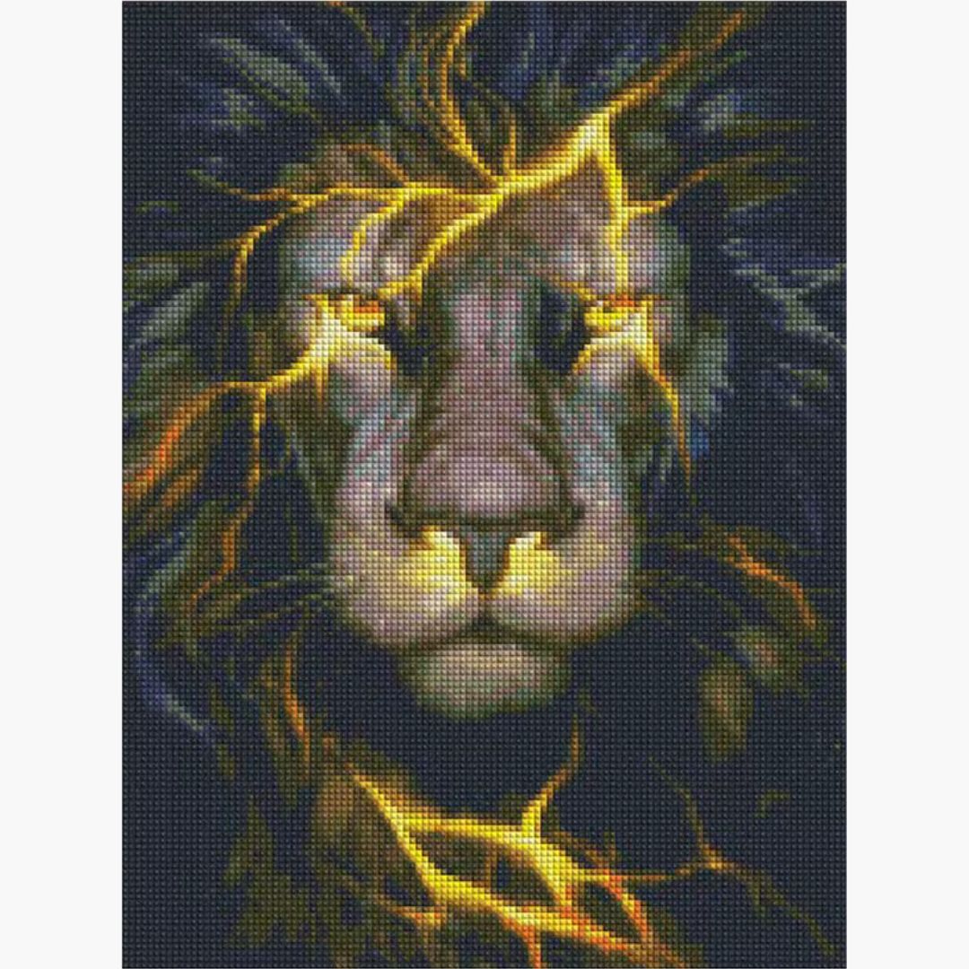 Löwe - Diamond Painting