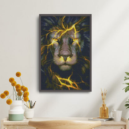 Löwe - Diamond Painting