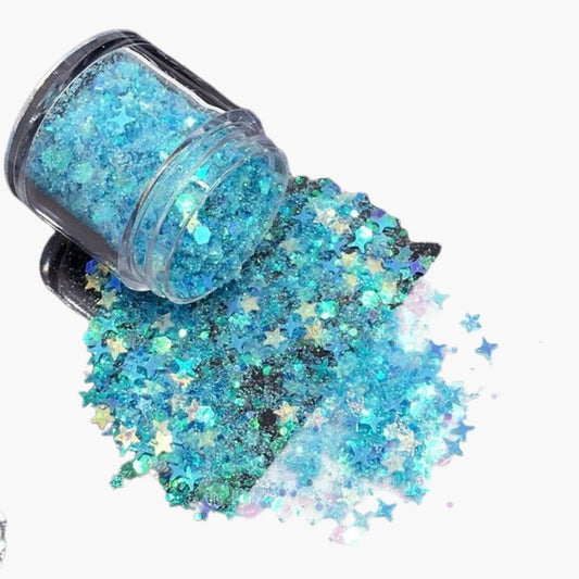 Glitzerndes Füllmaterial